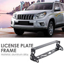 Adjustable Tilt License Plate Bracket Aluminum Number Plate Holder (Black) Newly