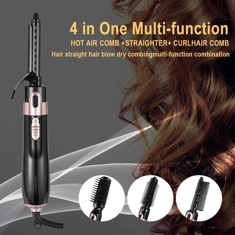 Professional Hair Dryer Electric Hot Air Comb Brush Hair Curler