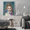 Frameless Oil Paint By Numbers DIY Girl Bird Picture Craft Kit for Living Room