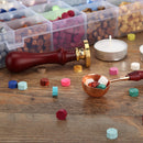 Letters Sealing Wax Stamp Lacquer Seal Wax for Scrapbooking (24 Open Here)