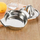 Stainless Steel Manual Orange Juicer Lemon Fruit Juice Squeeze Filter Bowl