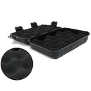 Outdoor Waterproof Box Survival Airtight EDC Tool Sealed Small Case (Black)