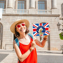 Table Decoration Parade Carnival Queen Hand Waving  Flag Home Decor Polyester