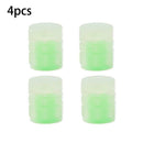 Universal Fluorescent Car Tire Valve Caps 4pcs D7Q3