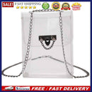 Women Solid Color Clear Messenger Bag Fashion Ladies Chain Mini Purse Phone Bags