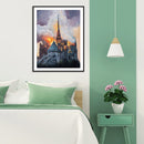 DIY Digital Oil Paint By Number Notre Dame De Paris
