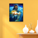Full Drill Round Diamond Painting DIY Lord Jesus Mosaic Kit for Bead Art