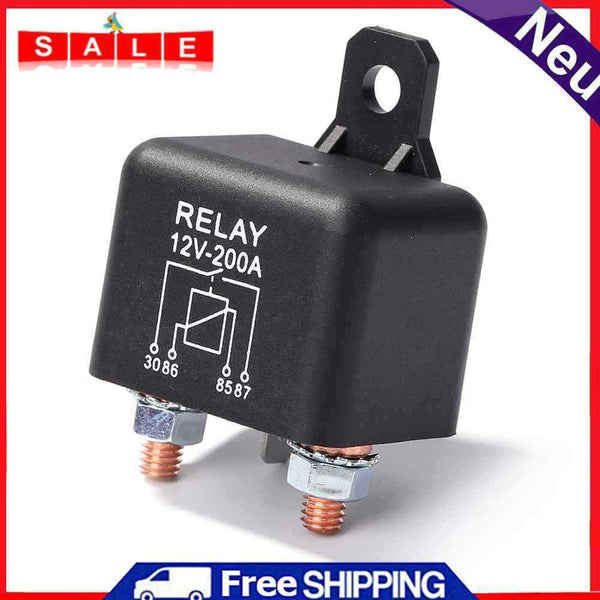 200 Amp 12V DC Car Automotive Heavy Duty Split Charge Relay 4 Pin Normally Open