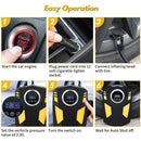 12V Portable Digital Display Car Air Inflatable Pump Bicycle Car Tyre Inflator