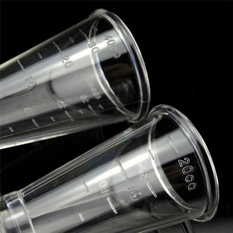 Wine Single Drink PVC Measure Cup Cocktail Shaker Double Shot Jigger Short