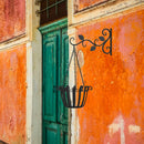 Hanging Iron Flowerpot Basket Planter Balcony Garden Home Decor (Black) Newly