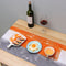 Style Table Runner Burlap Linen Abstract Paint Art Table Dresser Runner