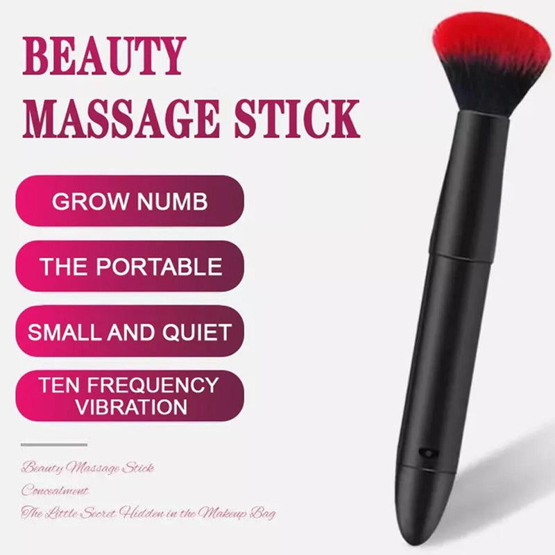 Electric Makeup Brush 10 Speed Waterproof USB Charge Vibrating Gift`