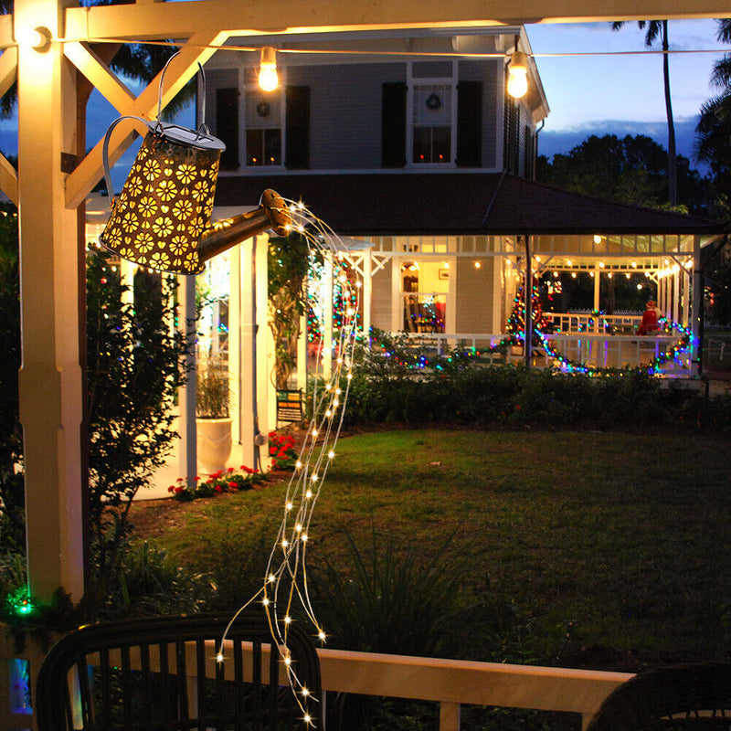 #A Solar Light Waterproof LED Watering Decor Fairy String Garden Art Crafts