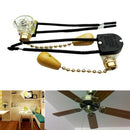 Fan Wall Light Replacement Parts Pull Chain Switch Pull Rope Switch Cord Switch