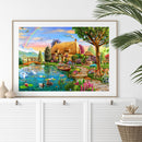 Country House Farmhouse Daily Diamond Painting Kits Full Round Drill Wall Decor