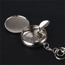 Round Shaped Cigarette Supplies Cigarette Ashtray Smoking Accessories Key Chain