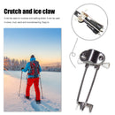 Trekking Pole Accessories Ice Walking Crampon Sticks for Crutches Winter Hiking