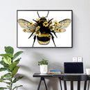 Bee Animal DIY Rhinestone Picture Full Round Drill Painting Kit Diamond Dra