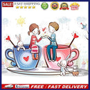 5D DIY Full Drill Diamond Painting Sweet Lovers Cup Cross Stitch Embroidery