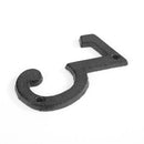 Metal Digital Number Cast Iron House Sign Doorplate DIY Cafe Wall Decor (3)