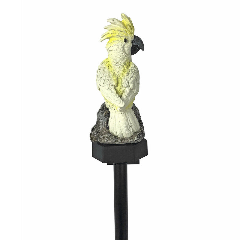 Solar Power LED Parrot Lawn Light Waterproof Garden Landscape Lamp (Yellow)