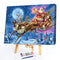 Santa Oil Paint By Numbers Kits Canvas DIY Picture Hand Painted Wall Art Cr