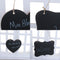 Wedding Memo Sign Message Label Love Heart Chalkboard Wooden Mini Blackboard