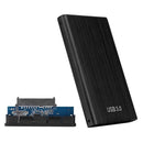 USB 3.0 Hard Disk Case External Enclosure Box for 2.5 inch HDD SSD (Black)