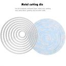 Metal Cutting Dies Circle Frame Stencils DIY Scrapbooking Paper Cards Die C