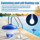 Floating Chemical Chlorine Dispenser Pump Tablets Water Purifier Swimming Pool