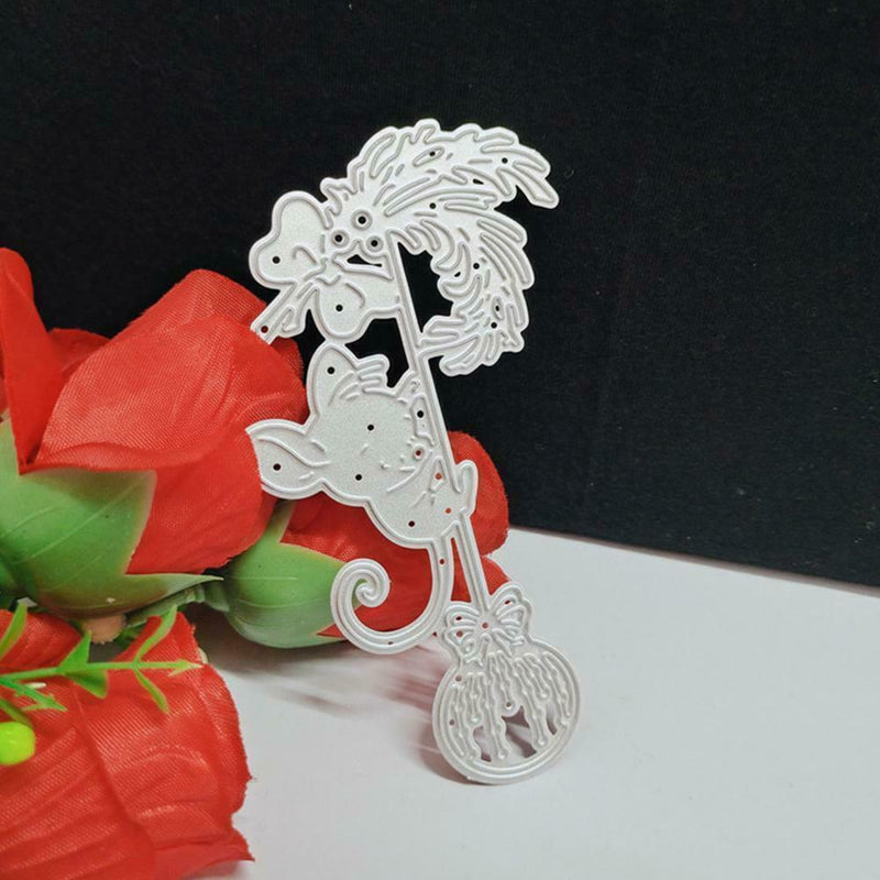 Christmas Mouse Metal Cutting Dies Scrapbooking Stencil Paper Decor DIY M1G9