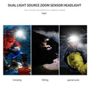 XPG+COB Strong Light Headlight Fishing Running Headlamp Head Lamp Work Light