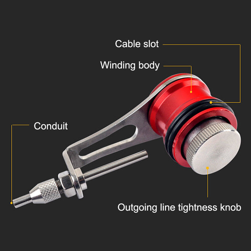 GT Bobbin Knotter Fast Knot Winder PE Line Fishing Tool Knotting (Red) Newly