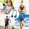#A Rechargeable Hanging Neck Fans Outdoor Leafless Mini Bladeless Small Fans Coo