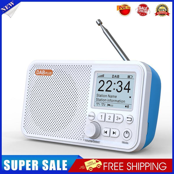 C10 2.4 inch Color LCD Screen Digital Desktop Alarm Clock DAB DAB+ FM Radio