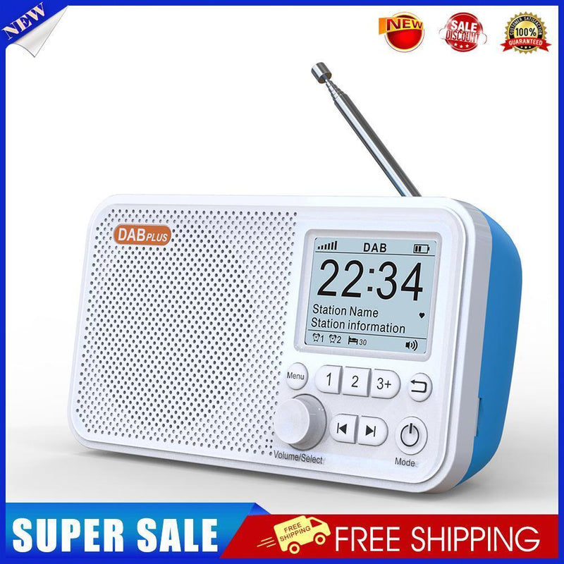 C10 2.4 inch Color LCD Screen Digital Desktop Alarm Clock DAB DAB+ FM Radio
