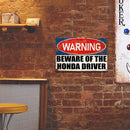 Warning Sheet Metal Drawing Metal Painting Tin Wall Home Poster Bedroom Sign