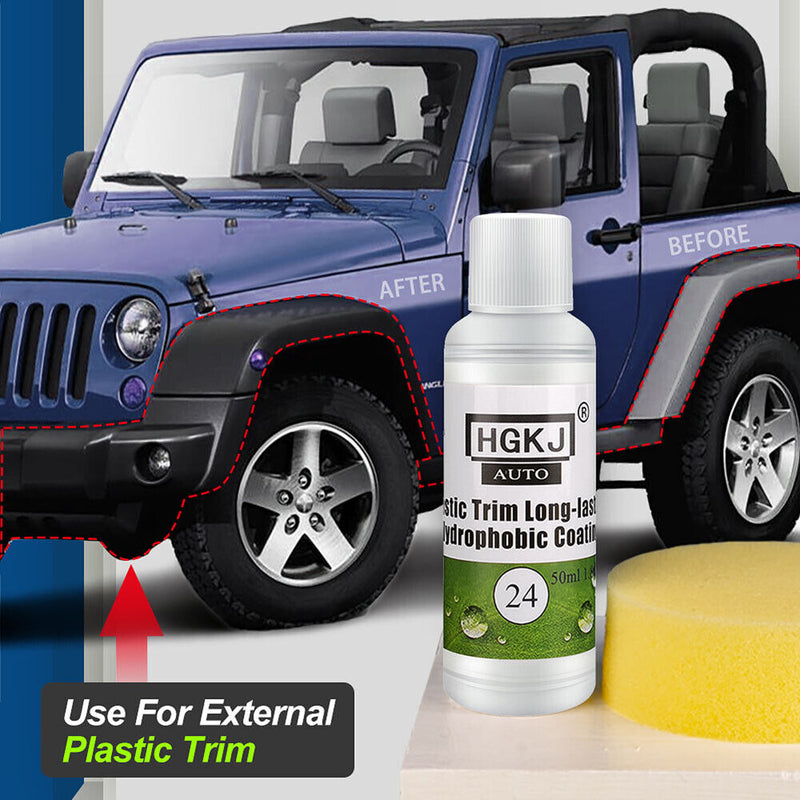 HGKJ Auto Interior Plastic Parts Retreading Agent Paint Car Plastic Renovator