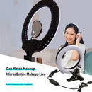 Video Conference Lighting Kit Clip on 6 inch Ring Light for Laptop Monitor Newly