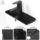 Silicone Kitchen Faucet Absorbent Mat Sink Water Splash Odor Guard (Black) Newly
