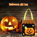 Halloween Non-woven Candy Bags Trick or Treat Tote Party Decor (Pumpkin)