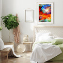 Handmade Rainbow Clouds 5D DIY Full Round Drill Drawing Kit Art Diamond Painting