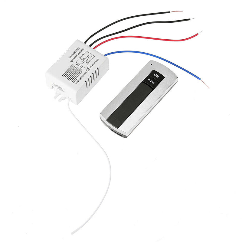 1/2/3/4 Channel ON/OFF 220V Wireless Remote Control Switch Receiver Transmitter