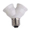 Screw E27LED Base Light Lamp Bulb Socket 1 to 2 Splitter F6U7 Adapters J8R4