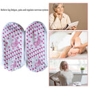 1 Pair Unisex Self-Heating Tourmaline Therapy Socks Winter Warm Massager Sock