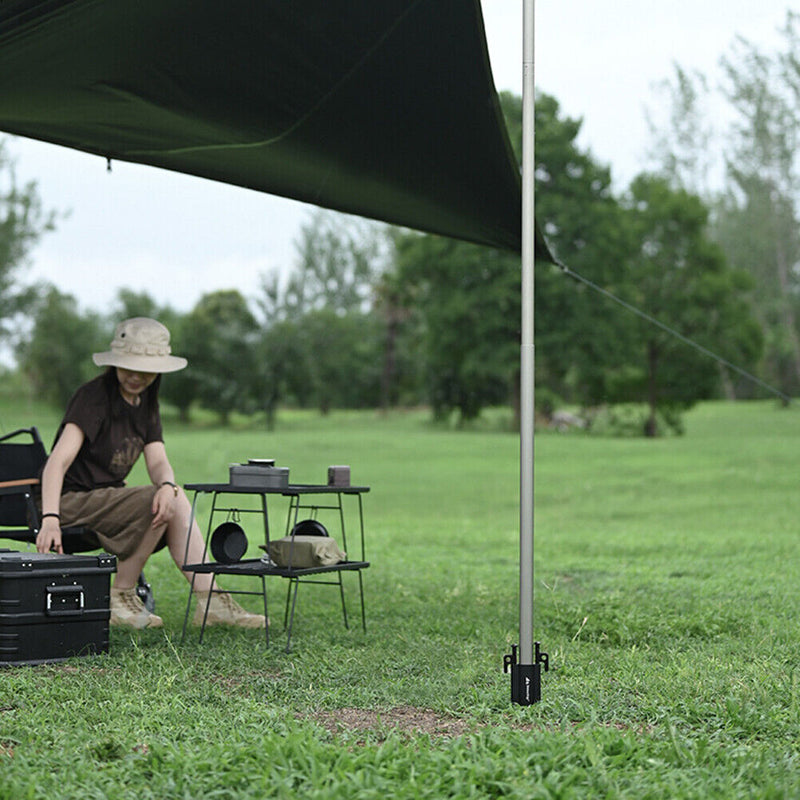 Shinetrip Outdoor Awning Rod Stand Portable Aluminum Alloy for Picnics Fishing