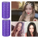 2pcs Self Adhesive Hair Rollers Lengthened Aluminum Sheet Large Wave Roll Tools