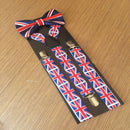 Bow Tie Strap Clip 70th Anniversary Platinum Jubilee Union Jack Elizabeth II