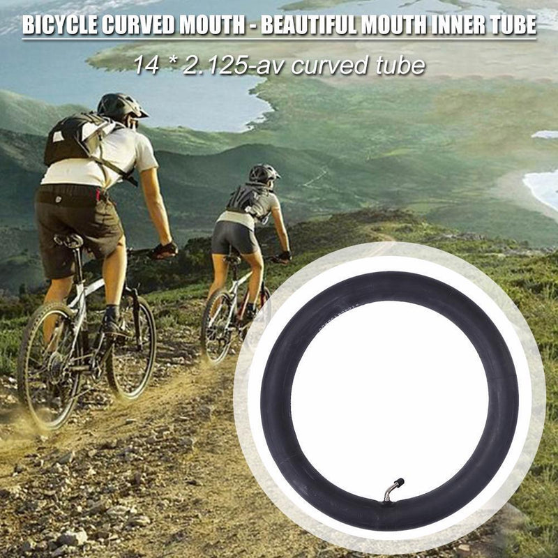 14x2.125 AV Cycling Inner Tube Bicycle Butyl Rubber Schrader Valve Inner Tire